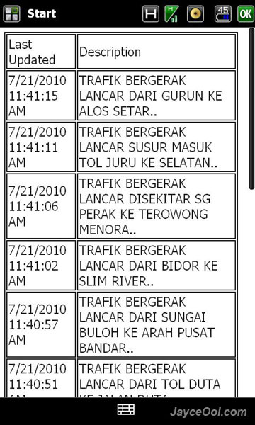 Check Malaysia live traffic status with My Traffic Updates - JayceOoi ...
