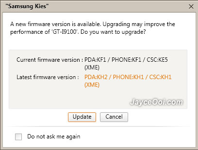 Software Update For Samsung Galaxy S2 Via Kies