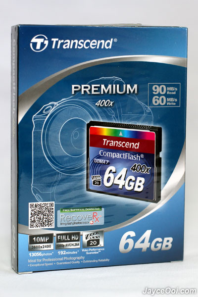 64GB Transcend 400X CompactFlash Card