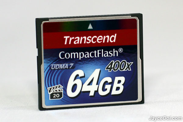 64GB Transcend 400X CompactFlash Card