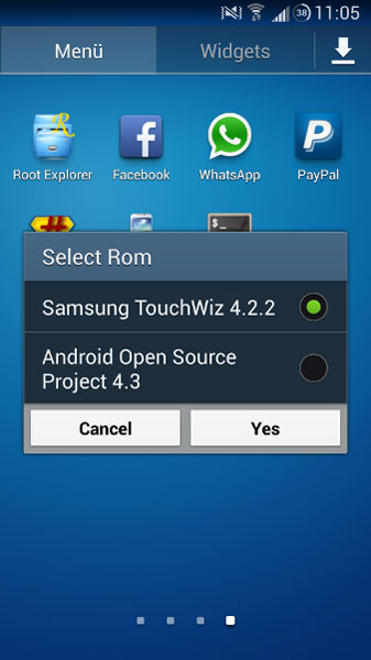 Dual boot Galaxy Note 2