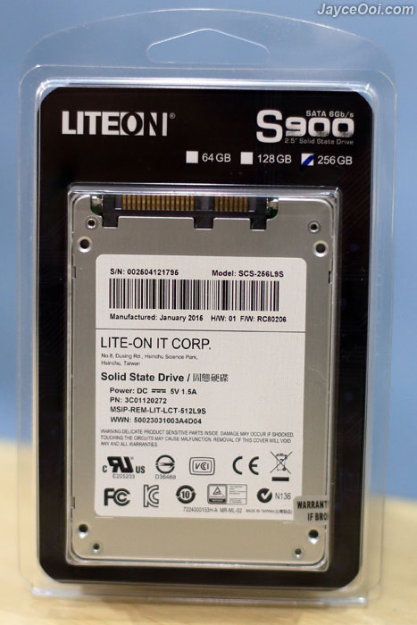 Lite-On S900 SSD 256GB