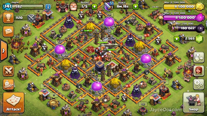 Magma-Wall-CoC-TH10