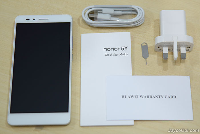 Honor 5X Package Contents
