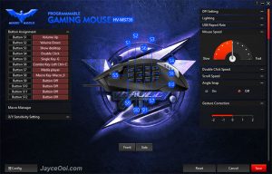 havit gaming mouse magic eagle scroll volume control