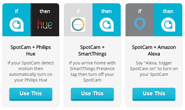 SpotCam-Sense-IFTTT