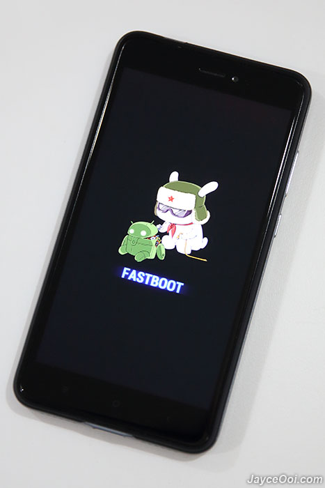 Redmi Note 4X Fastboot Mode - JayceOoi.com