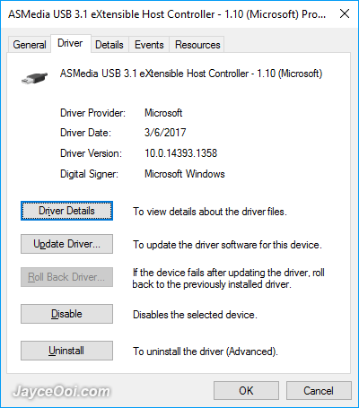 asmedia usb 3.1 extensible host controller driver