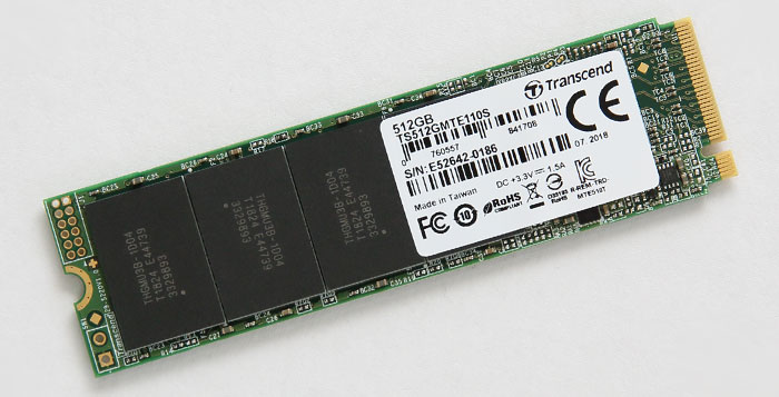 TS128GMTE110S, Disque SSD 128 Go M.2 NVMe PCIe Gen 3 x 4 MTE110S