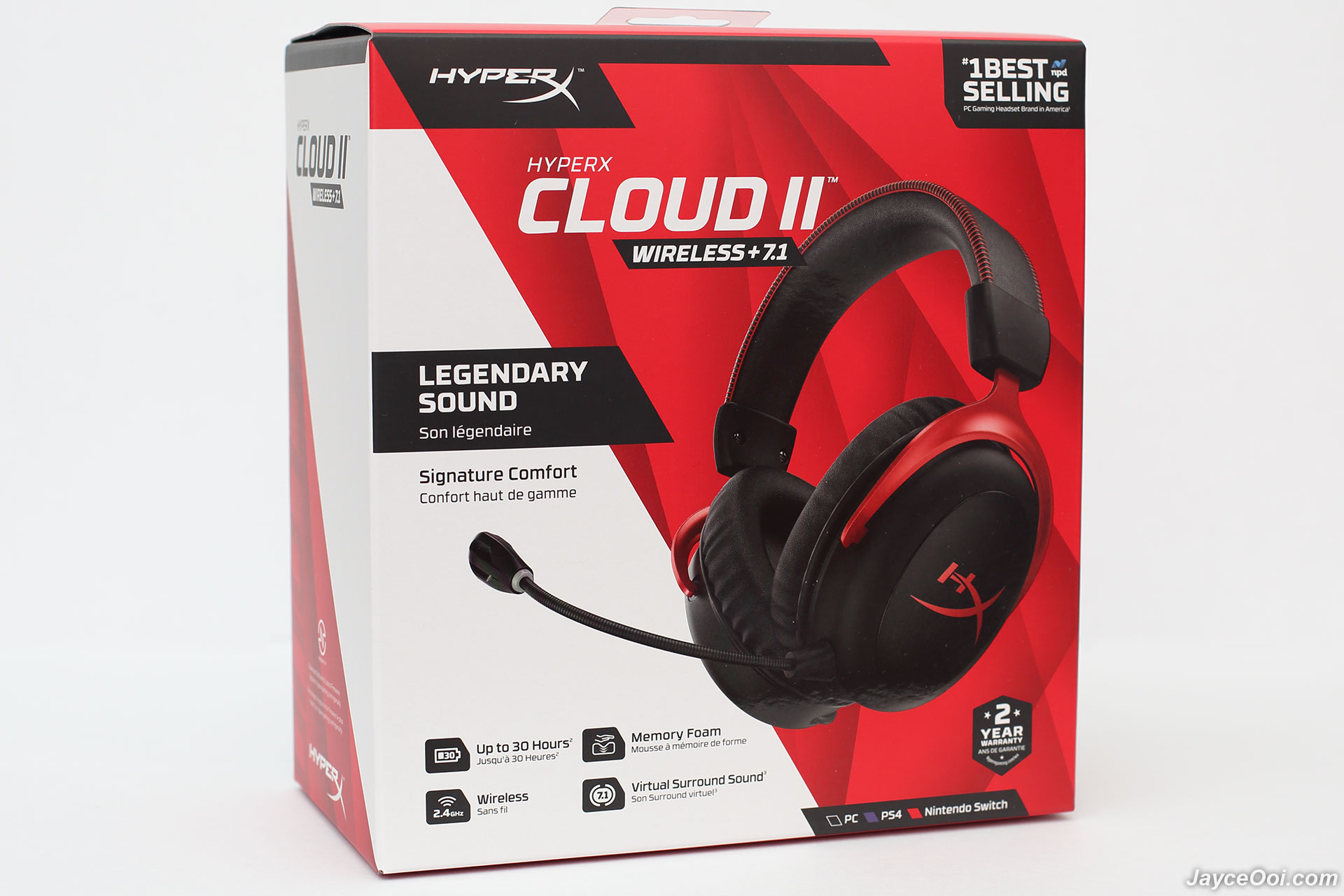 aangenaam Landgoed weggooien HyperX Cloud II Wireless Review - Excellent Virtual 7.1 Surround Sound  Gaming Headset - JayceOoi.com