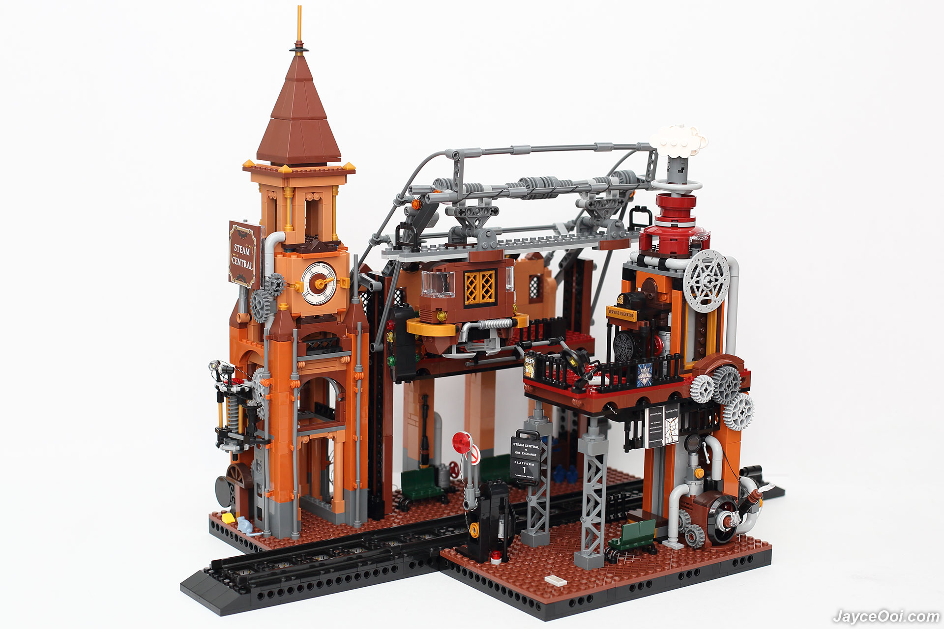 FUNWHOLE Steampunk Train Station Review - Unique & Attractive LEGO