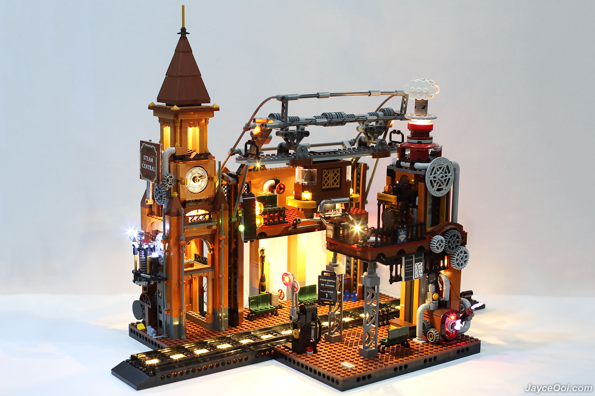 FUNWHOLE Steampunk Train Station Review - Unique & Attractive LEGO